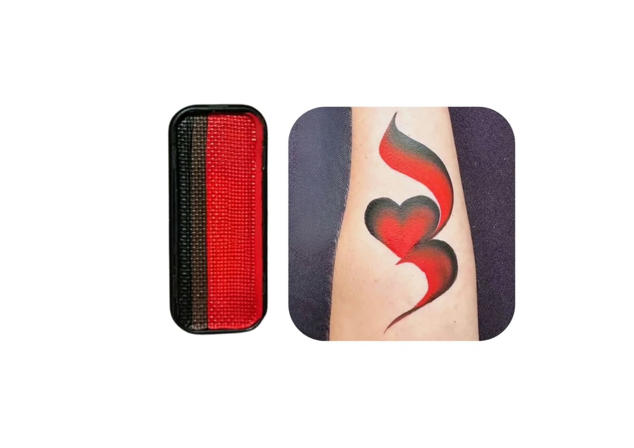 Facepainting Hub - Spider Red (refill) afbeelding 1