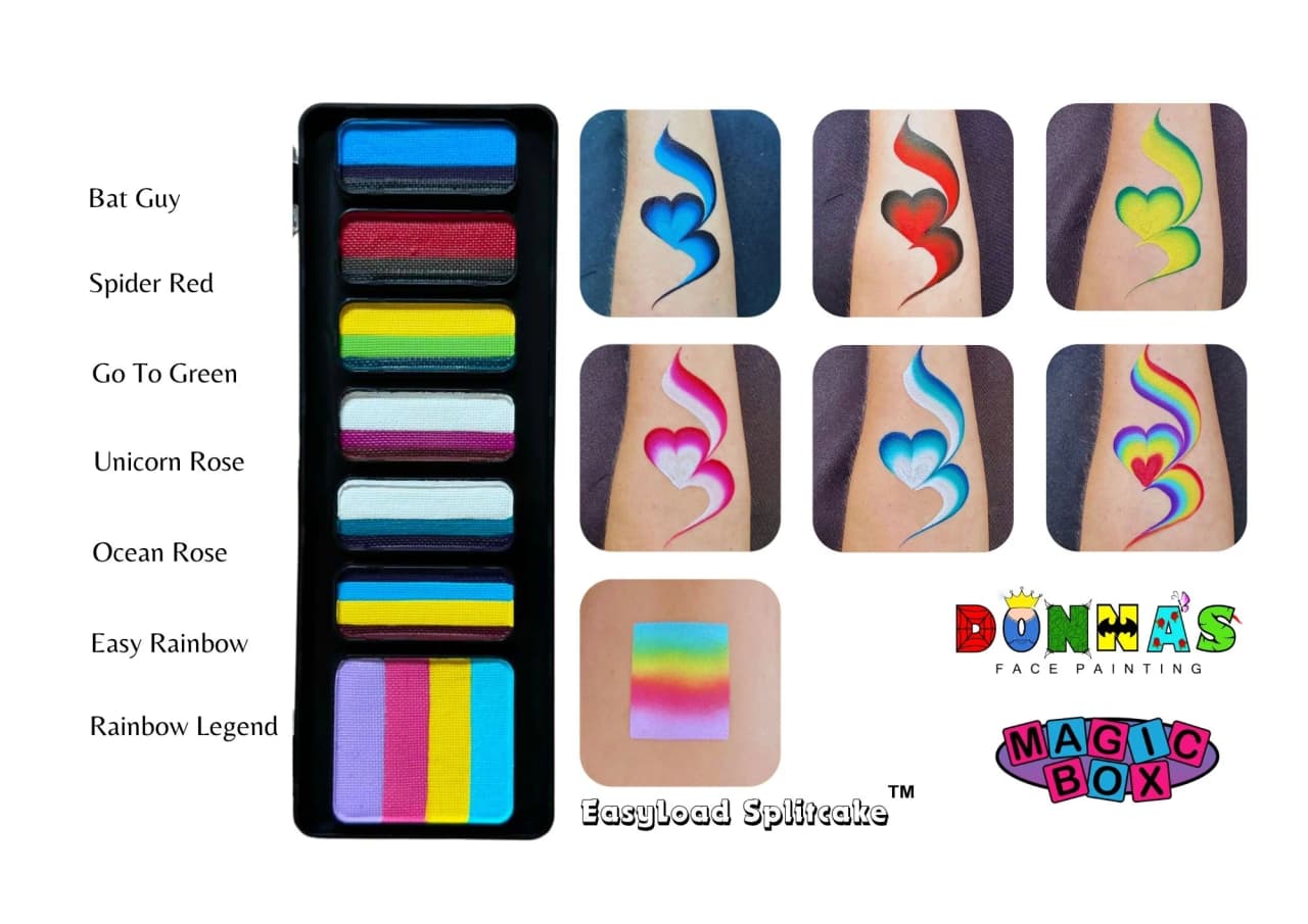 Facepainting Hub - Donna's Magicbox Palette afbeelding 2