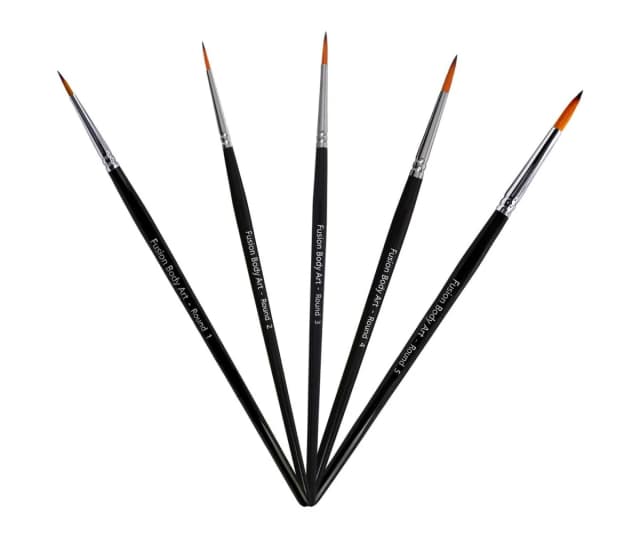 Fusion Round Brush Set of 5