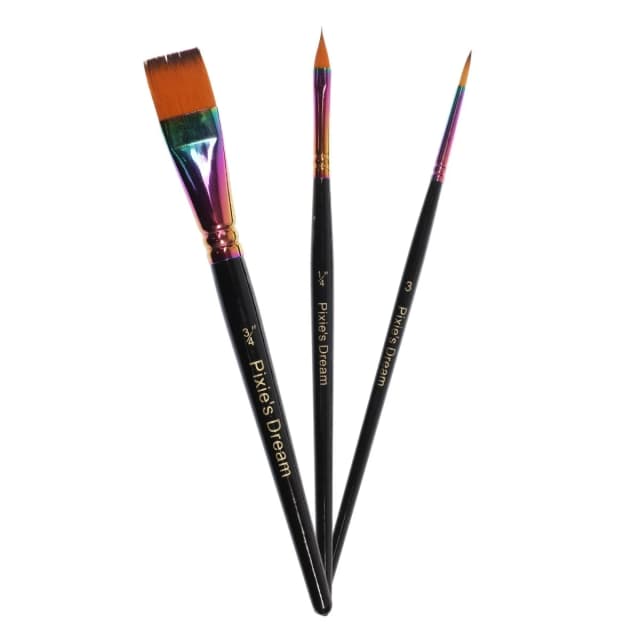 Pixie's Dream Rainbow Brush Set 3PK